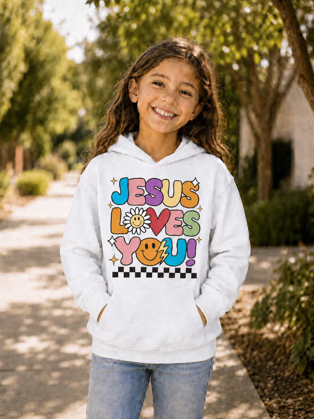 Jesus Loves You- (Retro Bubble)