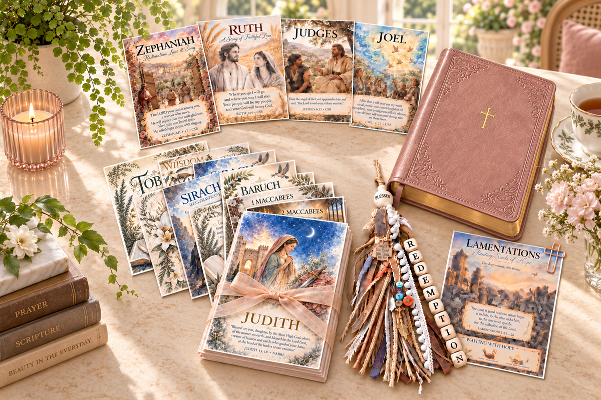 The Full Canon — 73-Book Catholic Bible Tip-In Set