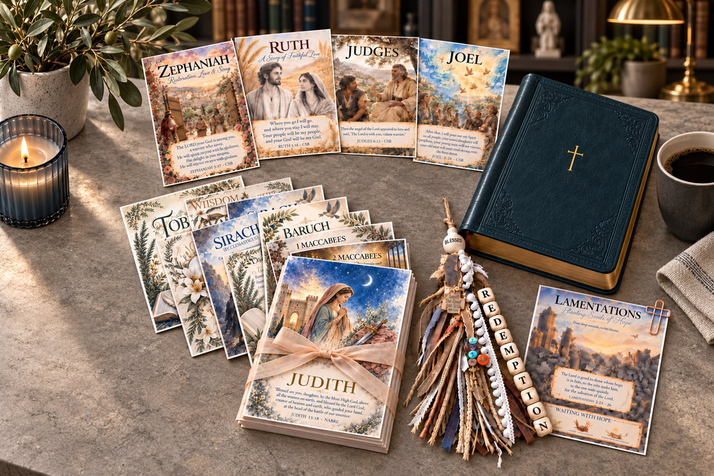 The Full Canon — 73-Book Catholic Bible Tip-In Set
