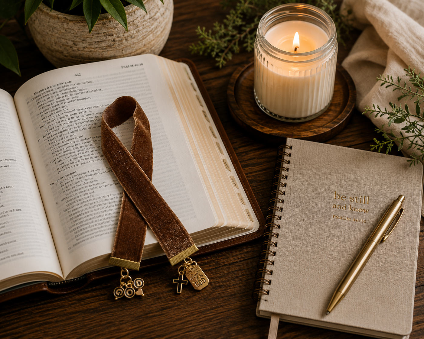Ribbon Charm Bookmarks