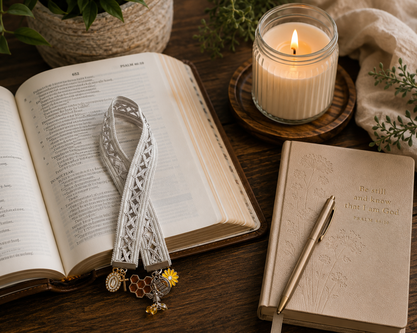 Ribbon Charm Bookmarks