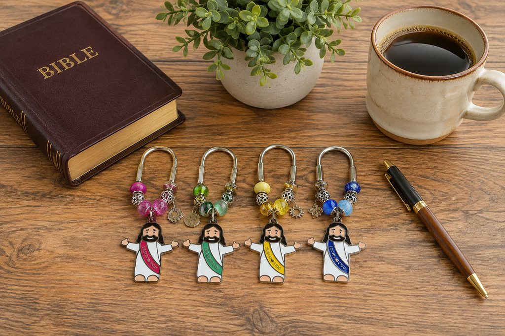 "Jesus Loves You" Keychain