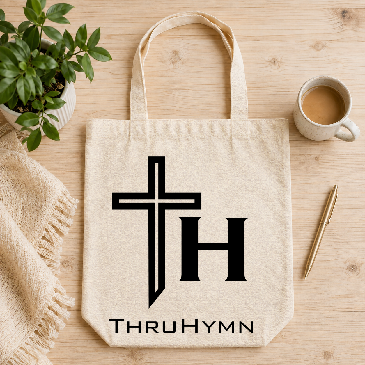 ThruHymn Logo Tote