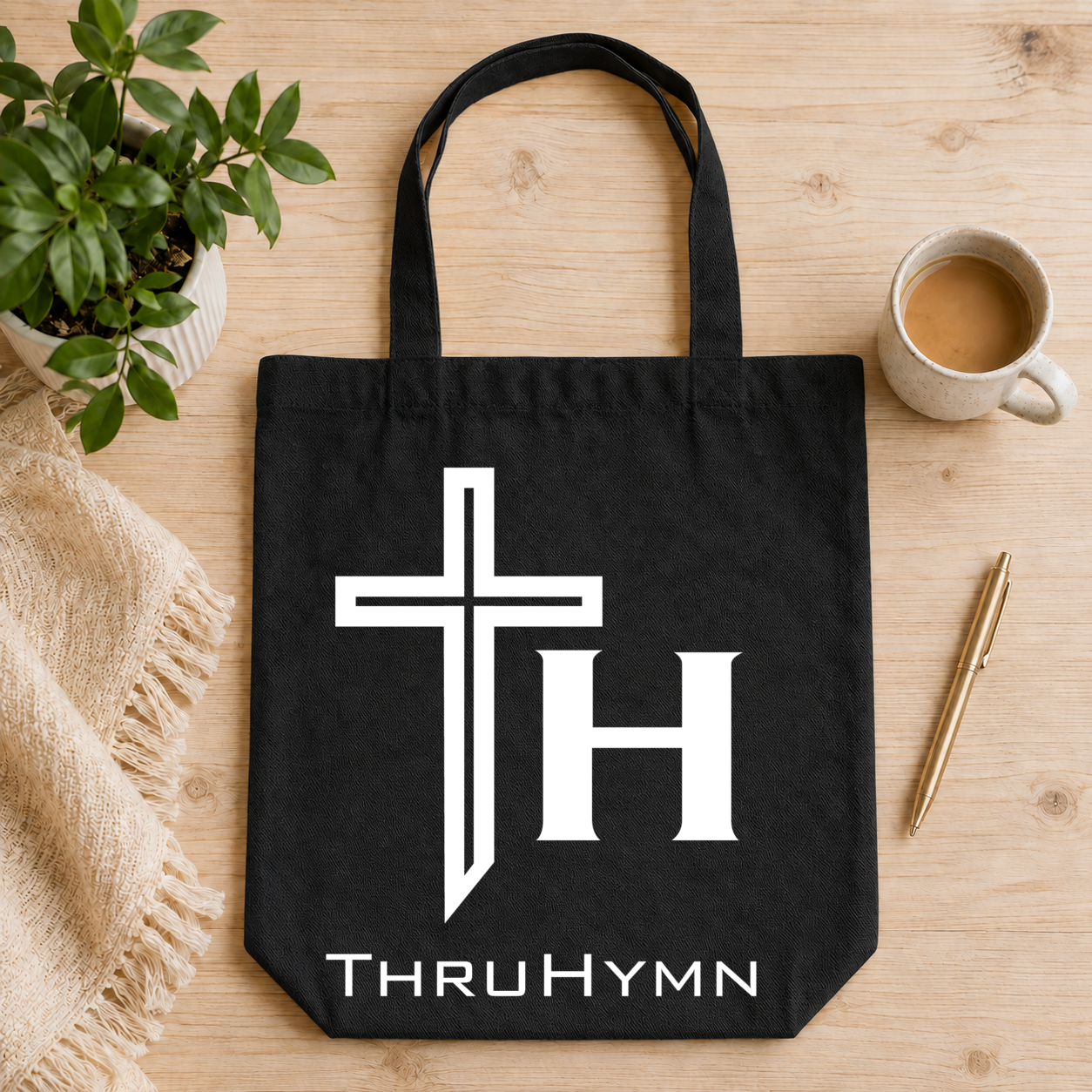 ThruHymn Logo Tote